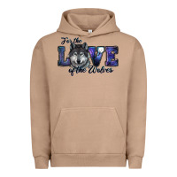 Pigment Burro for the love of the wolves Urban Hoodie - RanaPortraitStore