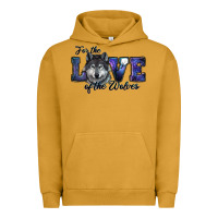 Pigment Peanut Butter for the love of the wolves Urban Hoodie - RanaPortraitStore