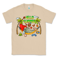 Mushroom Hello Summer Classic Tee - CowCowDesign