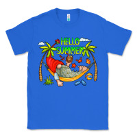 True Royal Hello Summer Classic Tee - CowCowDesign