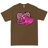 Cacao breast cancer hearts Premium Tee - FaDigitalArtStudio