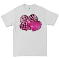 Dove Grey breast cancer hearts Premium Tee - FaDigitalArtStudio