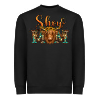 Black show mom long haired cow Heavyweight Sweatshirt - Jasminsmagicworld