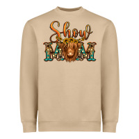 Mushroom show mom long haired cow Heavyweight Sweatshirt - Jasminsmagicworld