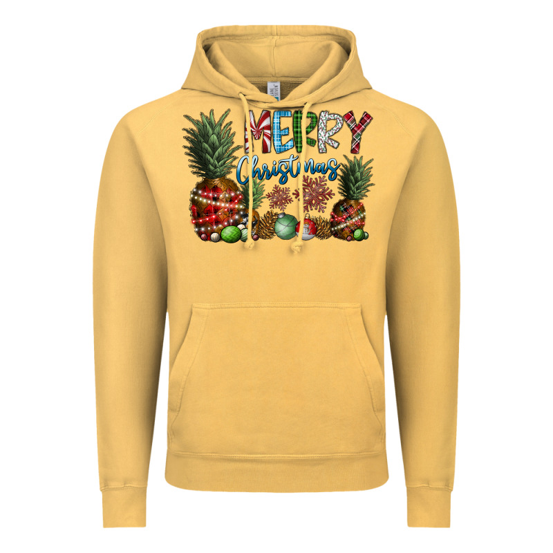 Merry Christmas Vintage Hoodie by CowhideDigitalArt | Teevron