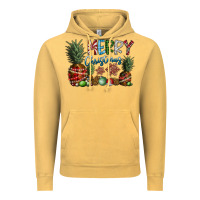 Vintage Mustard Merry Christmas Vintage Hoodie - CowhideDigitalArt