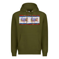Army Green all american nurse 15oz mug Premium Hoodie - Artiststas