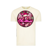 Vintage Arctic pink merry christmas Vintage Tee - FaDigitalArtStudio
