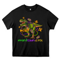 Black mardi saurus rex olivia Heavy Core Tee - OliviaCreatesArt