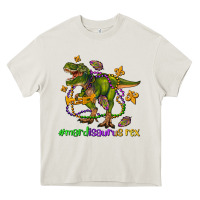 Cream mardi saurus rex olivia Heavy Core Tee - OliviaCreatesArt