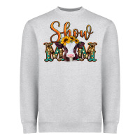 Heather Grey show mom baby cow Heavyweight Sweatshirt - Jasminsmagicworld