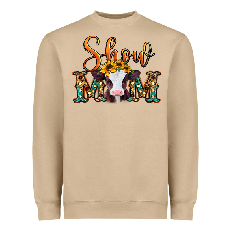 Show Mom Baby Cow Heavyweight Sweatshirt by Jasminsmagicworld | Teevron