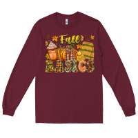 Burgundy Fall Basics Long Sleeve Tee - CowhideDigitalArt