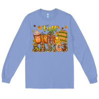 Colony Blue Fall Basics Long Sleeve Tee - CowhideDigitalArt