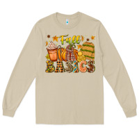 Mushroom Fall Basics Long Sleeve Tee - CowhideDigitalArt