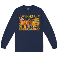 Navy Fall Basics Long Sleeve Tee - CowhideDigitalArt