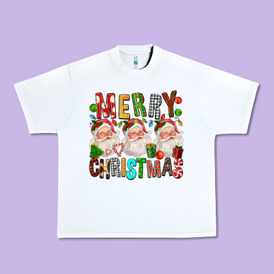 Merry Christmas Santa Urban Heavy Tee Designed By Fadigitalartstudio