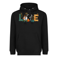 Black Fall Love Gnome Heavyweight Hoodie - RanaPortraitStore