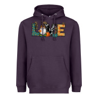 Plum Fall Love Gnome Heavyweight Hoodie - RanaPortraitStore