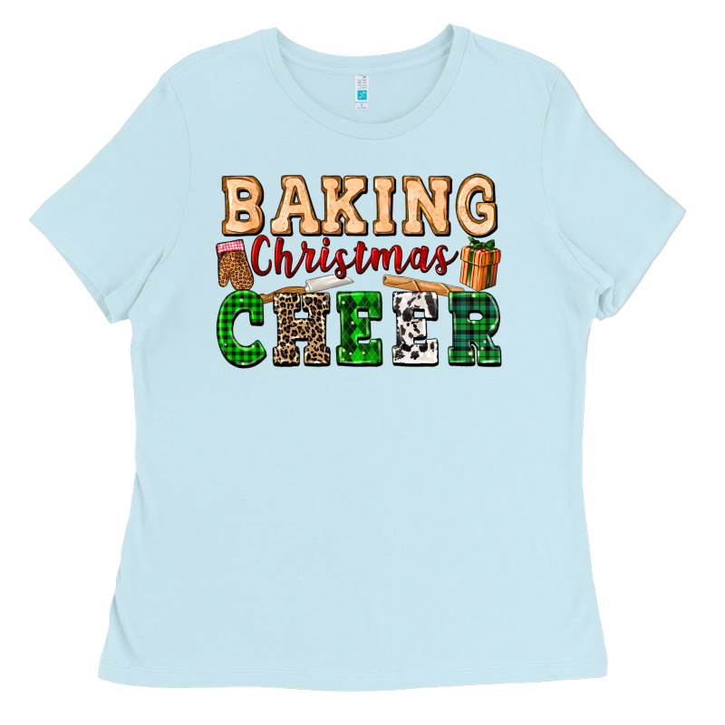 Baking Christmas Cheer Ladies Tee by FaDigitalArtStudio | Teevron