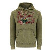 Vintage Olive noel Vintage Hoodie - CowhideDigitalArt