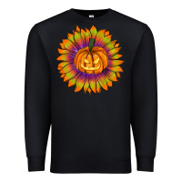 Black Halloween Sunflower Premium Sweatshirt - RanaPortraitStore