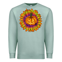 Seafoam Halloween Sunflower Premium Sweatshirt - RanaPortraitStore