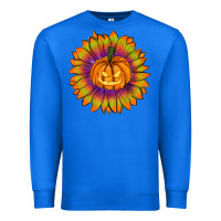True Royal Halloween Sunflower Premium Sweatshirt - RanaPortraitStore
