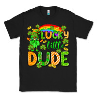 Black St. Patrick's Lucky little dude Classic Tee - OliviaCreatesArt