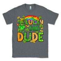 Charcoal Heather St. Patrick's Lucky little dude Classic Tee - OliviaCreatesArt
