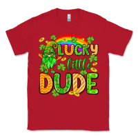 Red St. Patrick's Lucky little dude Classic Tee - OliviaCreatesArt