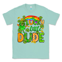 Seafoam St. Patrick's Lucky little dude Classic Tee - OliviaCreatesArt