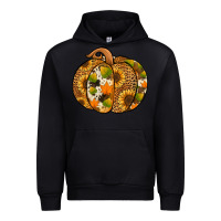 Black leopard cowhide sunflower pumpkin Urban Hoodie - Jasminsmagicworld