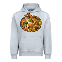Heather Grey leopard cowhide sunflower pumpkin Urban Hoodie - Jasminsmagicworld