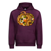 Mauve Wine leopard cowhide sunflower pumpkin Urban Hoodie - Jasminsmagicworld