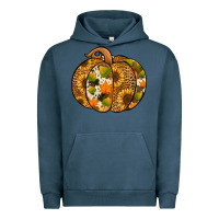 Pigment Midnight Navy leopard cowhide sunflower pumpkin Urban Hoodie - Jasminsmagicworld