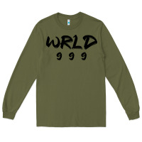 Army Green wrld singer 999 black Long Sleeve Tee - baoMotion