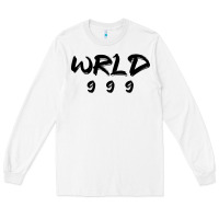 White wrld singer 999 black Long Sleeve Tee - baoMotion