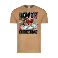 Vintage Camel Howdy Christmas Rodeo Santa Vintage Tee - FaDigitalArtStudio