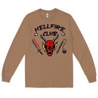 Toasted Coconut hellfire club strangerthings Long Sleeve Tee - baoMotion