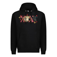 Black xoxo charolais and black angus Premium Hoodie - RanaPortraitStore