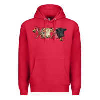 Cardinal xoxo charolais and black angus Premium Hoodie - RanaPortraitStore