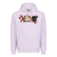 Lilac xoxo charolais and black angus Premium Hoodie - RanaPortraitStore