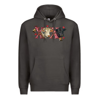 Smoke xoxo charolais and black angus Premium Hoodie - RanaPortraitStore