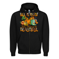 Black Fall is proof that change is beautiful Zipper Hoodie - RanaPortraitStore