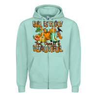 Seafoam Fall is proof that change is beautiful Zipper Hoodie - RanaPortraitStore