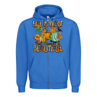 True Royal Fall is proof that change is beautiful Zipper Hoodie - RanaPortraitStore