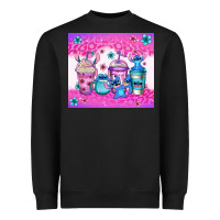 Stitch Coffee Cups Heavyweight Sweatshirt | Teevron