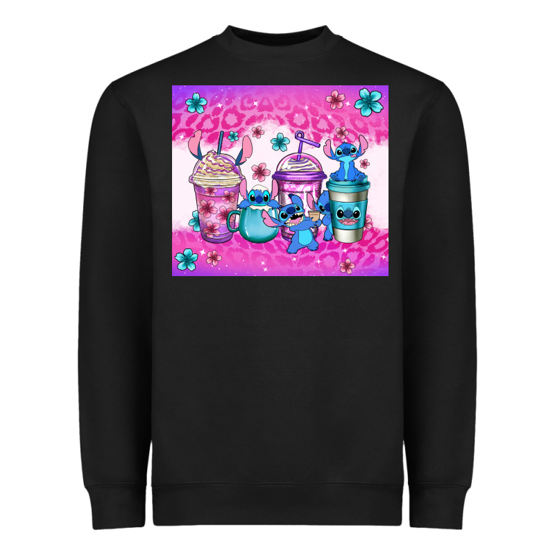 Stitch Coffee Cups Heavyweight Sweatshirt by Jasminsmagicworld | Teevron