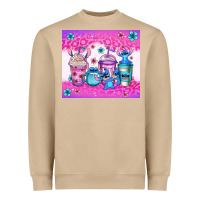 Mushroom stitch coffee cups Heavyweight Sweatshirt - Jasminsmagicworld